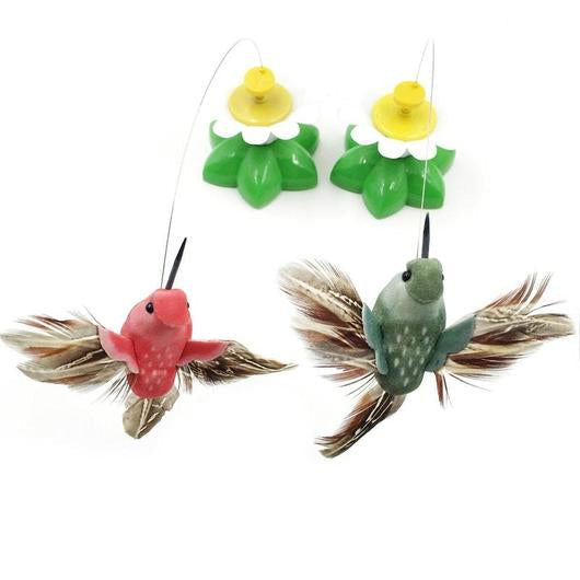 Juguete interactivo con pajaro para gatos