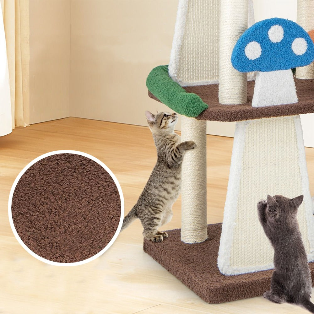 Macska mászóka, gomba, emeletes-4