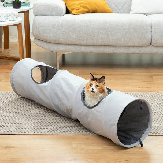 Tunel de juegos plegable funnyl para gatos