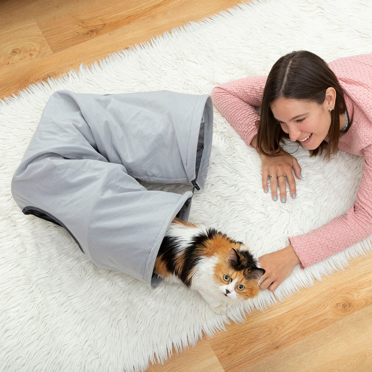 Tunel de juegos plegable funnyl para gatos