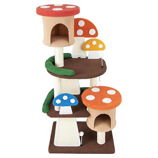 Macska mászóka, gomba, emeletes-0