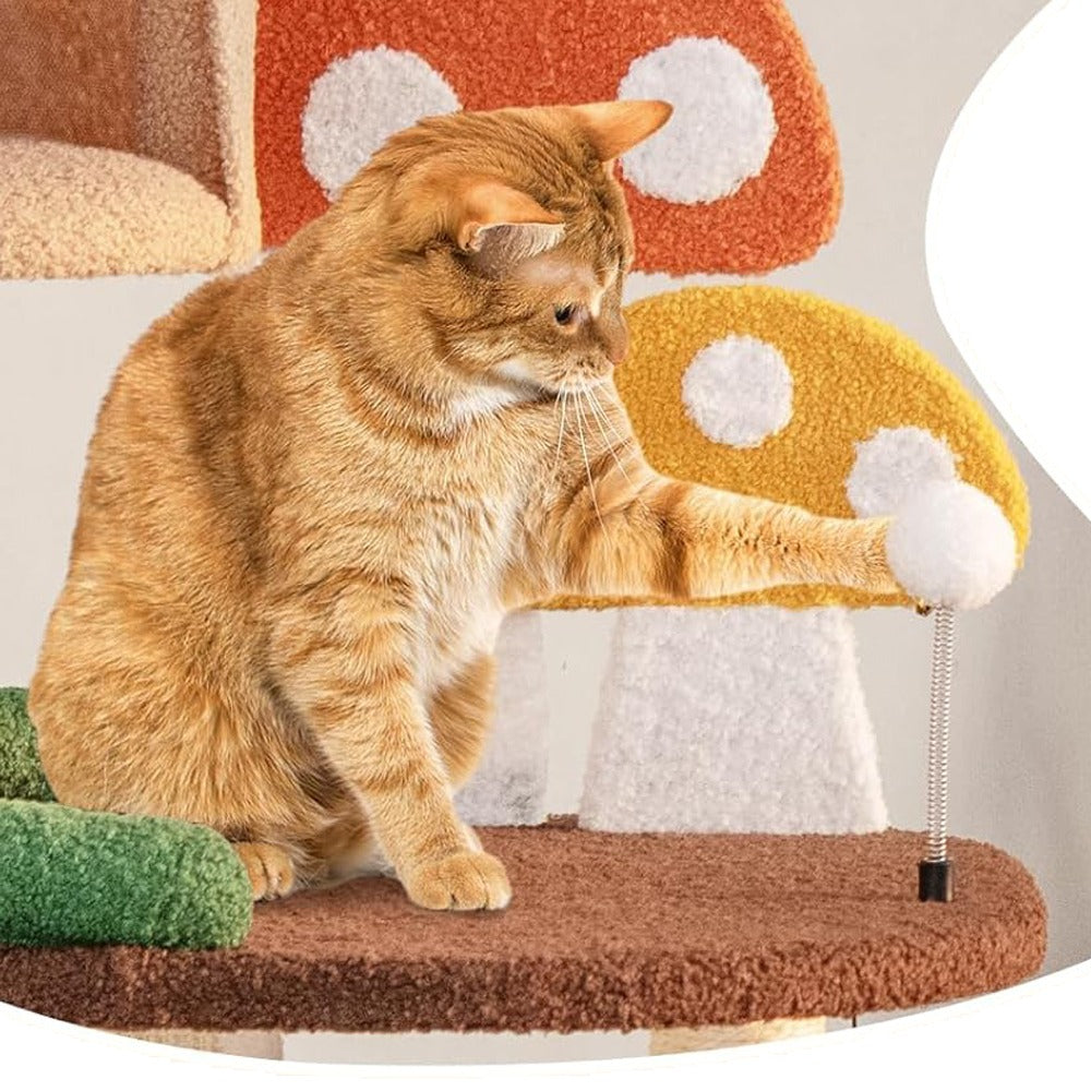 Macska mászóka, gomba, emeletes-3